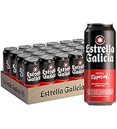 Cervezas Estrella Galicia Especial – Pack de 24 latas de 50 cl – Bebida alcohólica 5,5% de volume...