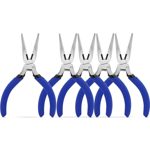 Image of 5 Inch Needle Nose Pliers Small Jewelry Pliers Tool 5 Pack