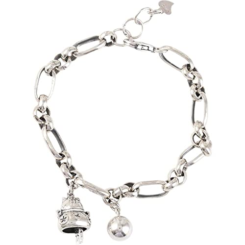 Bracelet chaîne boule chat femme en argent pour un style quotidien élégant