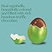 Gut Springenheide Brilliant Chocolate Eggs, 16 Eggs (4x4 Cartons), Easter Candy, Eggshells Filled with Milk & Dark Chocolate with Hazelnuts, Makes a Great Gift
