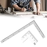 📐 Tamaño Perfecto: Tamaño de 300 x 200 mm / 11,8 x 7,87 pulgadas, con reglas imperiales y métricas, las reglas de doble cara en la parte delantera y trasera facilitan la medición de manera más eficiente. La unidad es el milímetro.
