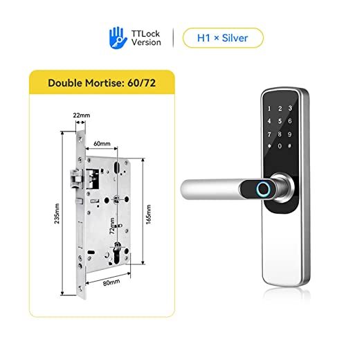 Serrure intelligente TTlock à empreinte digitale et code électronique - 3