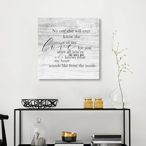 Cuadro motivacional de boda ideal como regalo especial para decorar el dormitorio 5