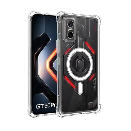 Image of Amazon Brand - Solimo Thermoplastic Polyurethane Wireless Charging Support Back Cover for Infinix GT 30 Pro 5G Wireless Charging Support Back Cover - Transparent