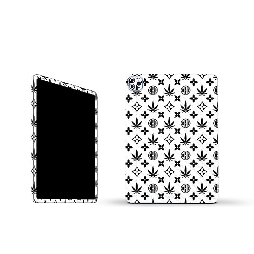 Image of MightySkins Carbon Fiber Skin Compatible with Apple iPad Pro 11 inch M2 4th Gen (2022) Full Wrap Kit - CBD Black | Protective, Durable Textured Carbon Fiber Finish | Easy to Apply | Made in The USA