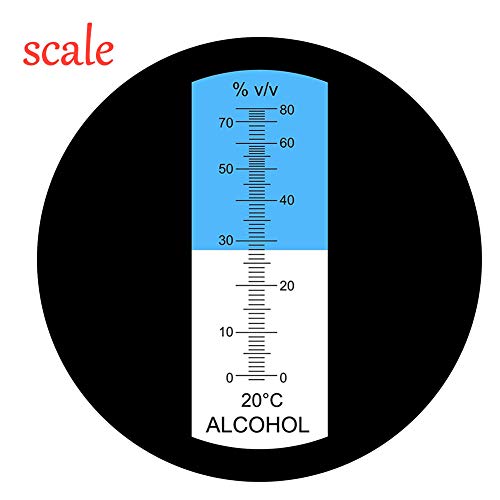 Aichose SR0027BE Alcohol Refractometer Of 0-80% Volume Percent Scale Range thumb #2