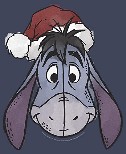 Disney Winnie The Pooh Eeyore Santa Hat Christmas Boys T-Shirt2