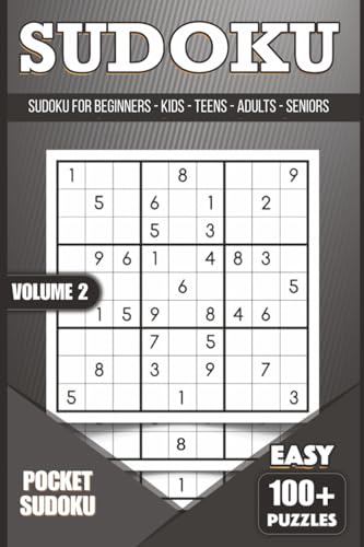 Sudoku Volume 2: 4x6 Easy Pocket Puzzle Book: Over 100 Beginner Sudoku Puzzles for Kids, Adults, and Seniors | Compact Brain Game for Travel, Relaxation & Fun (The Game Room)