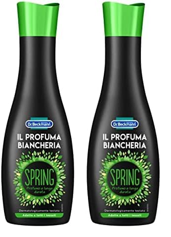 Dr. Beckmann Il Profuma Biancheria Spring | Per un duraturo profumo di fresco | Senza ammorbidenti | Adatto per tutti i tessuti | 250 ml (Confezione da 2)