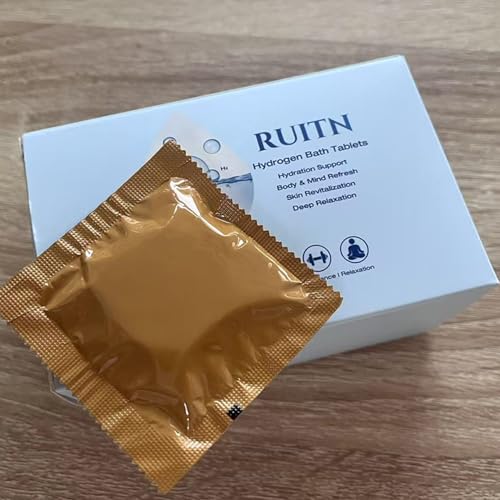 RUITN Hydrogen Bath Tablets – H2 Bath Bombs for Spa,Hydrogen Water Tablet for Bath, Hot Tub & Foot Soak | Hydrogen-Rich Water | 10 Tablets - Image 9