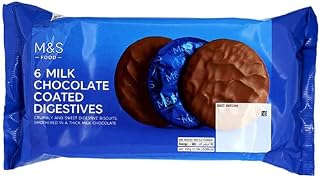 Marks and Spencer 6 Milk Choc Digestives 190g