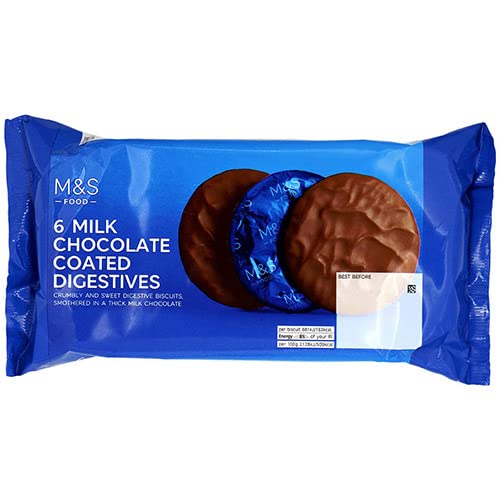 Marks and Spencer 6 Milk Choc Digestives 190g