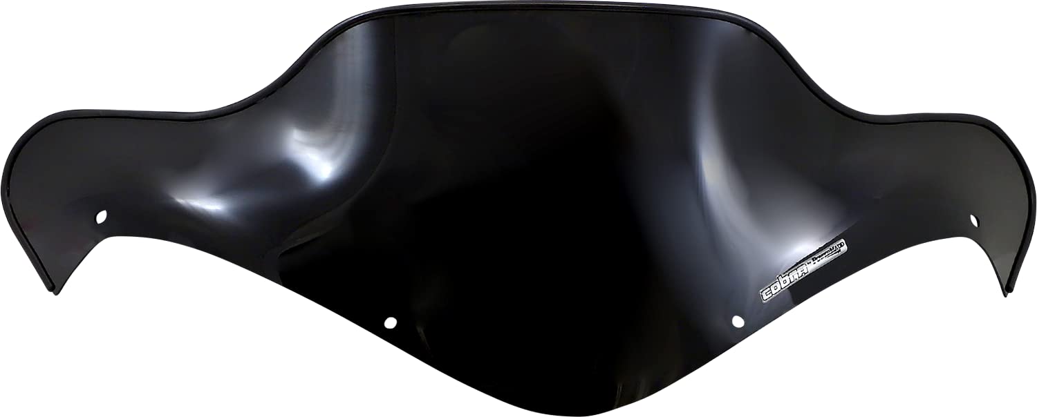 PowerMadd 12410 Cobra Windshield for Arctic Cat Firecat - Black - Extreme low height