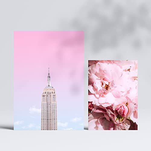 Nacnic, 6 sets of photographic Prints Life in Pink, posters modern decoration with images, mural art to hang on wall - Image 2