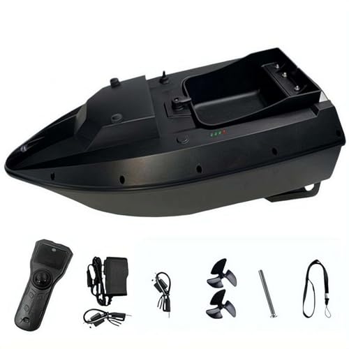 Bait Boat RC Fishing Bait Boat 600M/656-Yard Range Remote Control 4.4LBS Loading Capacity 5200Mah High-Capacity Lithium Battery Charger & Usb Cable