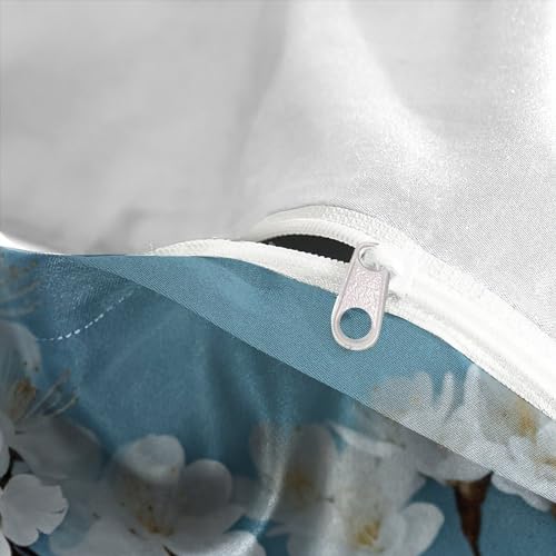 Ensemble de literie microfibre IOFEER housse 220x240cm imprimé chic - 8