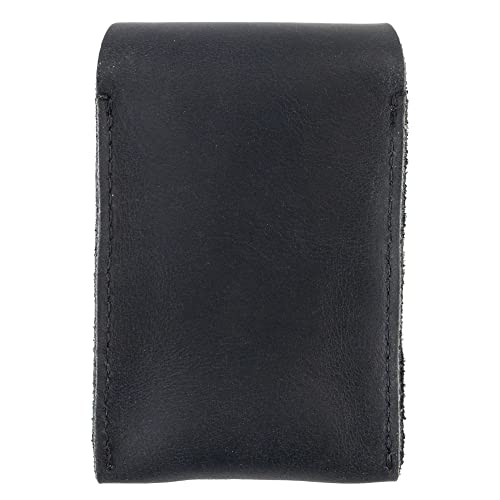 Image of Hide & Drink, Classic Case for Playing Cards (Not Included) Secure Storage, Playing Deck Holder, Travel Accessory, Full Grain Leather, Handmade, Charcoal Black