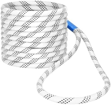 CORDE A POULIE POLYPROPYLENE AVEC BOUCLE EPISSEE ET CROCHET