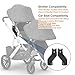 UTNVBTR Upper Adapter Accessories Compatible with UPPAbaby Vista, Vista V2, and Vista V3 Strollers – Secure Fit for Bassinet, Toddler Seat, Aria, Mesa V2, or Mesa Max Infant Car Seats – 1 Set