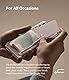 Ringke Slot Card Holder [Clear Mist] Handy Kartenhalter Kartenetui Kartenfach Kreditkartenetui für iPhone 15, 14, 13, 12 Series, Galaxy S24, S23 Series, für iPhone und Android