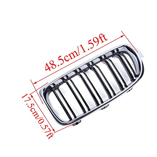 Parrilla frontal de riñón con ajuste preciso para parachoques de Serie 3 F30 2