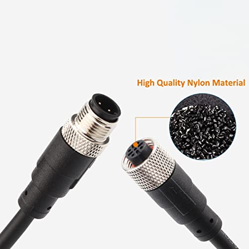 Cable sensor M12 5 pines hembra a extremos abiertos 2M miniatura 7