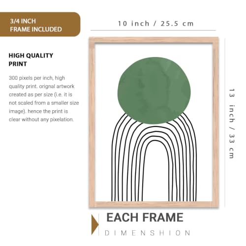 Image of kotart Painting for Wall Decoration - Modern Art Wall Decor Framed Painting for Living Room Bedroom - Framed Posters /Paintings with Frame Set of 3 (Art 3)