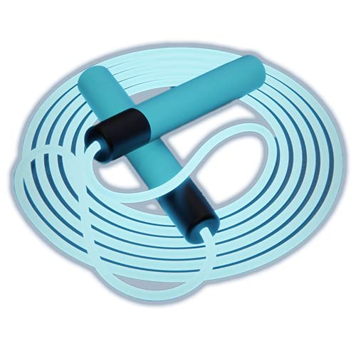 Glowing Skipping Rope, Fitness Jump Rope for Men and Women, Jump Rope with LED Light Up, Suitable for Indoor and Outdoor Sports and Family Exercises (Blue) Glowing Skipping Rope, Fitness Jump Rope for Men and Women, Jump Rope with LED Light Up, Suitable for Indoor and Outdoor Sports and Family Exercises (Blue)