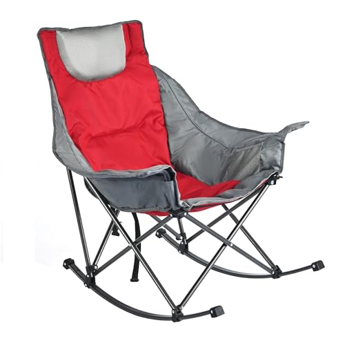 SunnyFeel Rocking Camping Chair – Padded Recliner