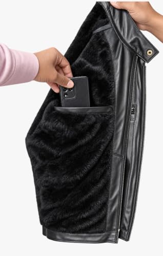 Image of Genuine Leather Jacket for Men | Pure Sheep Leather Jacket for Men | Original Leather Jacket for Mens | Biker & Casual and Winter Jacket No Fur