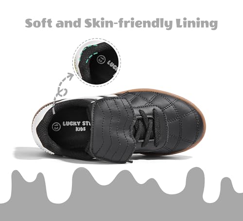 LUCKY STEP Unisex-Child Casual Sneakers Fashion Lightweight Walking Shoes Classic Retro Athletic Sneaker for Little Kids3