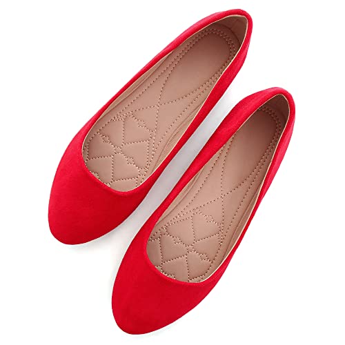 Image of SAILING LU Casual Shoes for Women Dressy Ballet Flats | Comfort Fit, Work Shoes,Casual for Women, Slip-Ons Loafers