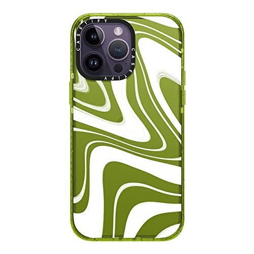Coque iPhone 14 Pro Max CASETiFY Tourbillons Givrés Kiwi