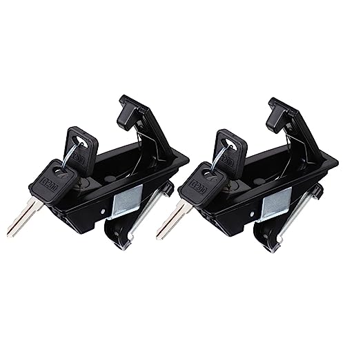 SOESFOUFU 2pcs Adjustable Compression Latch Lock Zinc Alloy Flush Lever Lock for Cabinet Doors Key-Locking Easy Installation Enhanced Security for Industrial Equipment