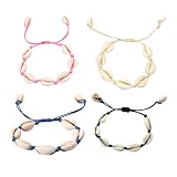 [Matériau Du Produit] Ce Produit Est Composé De Coques Et De Polyester Pour Assurer La Durabilité Et Le Confort Du Bracelet, Tout En Ajoutant Un Style Marin, Très Adapté Aux Vêtements D'Été.