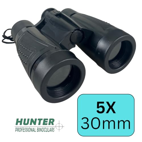 Binoculares Hunter 5X Negro Deportivo 30mm Compactos miniatura 2