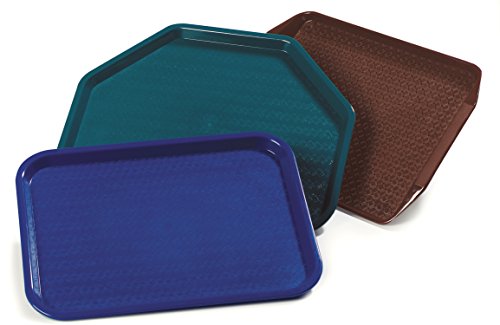Carlisle FoodService Products CT101414 Café Standard Cafeteria / Fast Food Tray, 10" x 14", Blue (Pack of 24) by Carlisle FoodService Products - Image 7
