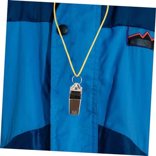 Silbatos de emergencia multifunción 24 pcs acero inoxidable miniatura 4