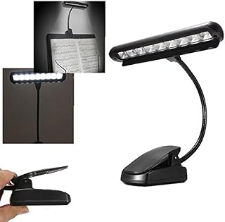 LED Desk Lamp - BANGWEIER LEDs Clip-On Orchestra Music Stand Piano Flexible LED Adapter Lamp Light