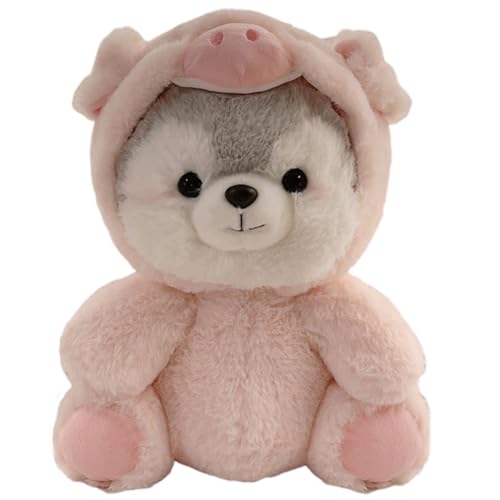JAWSEU Cerdo de Peluche Rosa Lindo Cerdo de Peluche de 30 cm muñeco de Peluche Kawaii cojín de Juguete Almohada de Peluche de Dibujos Animados Regalo Realista Suave para niños y niñas