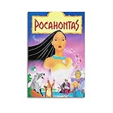 DPSMCZWQ Pocahontas-Poster, dekoratives Gemälde, Leinwand, 