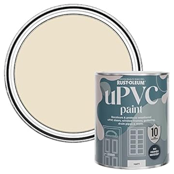 Rust-Oleum Beige uPVC Door and Window Paint in Matt Finish - Longsands 750ml