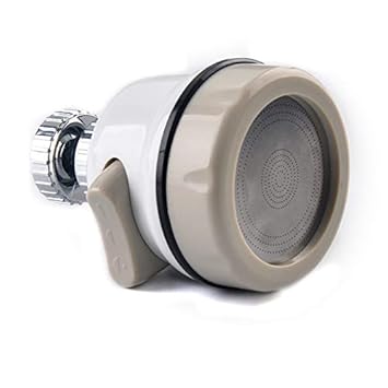 SUKHNIDHI 360 Degree Rotating Water-Saving Sprinkler, Faucet Aerator, 3-Gear Adjustable Head Nozzle Splash-Proof Filter Extender Sprayer for Kitchen, Bathroom