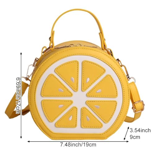 Sac citron en cuir PU : l'accessoire frais pour vos sorties d'été - 5