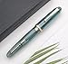 JINHAO 9019 Fountain Pen Dadao Series with High-capacity Ink Converter (Transparent Light Blue, Medium Nib 0.7mm)