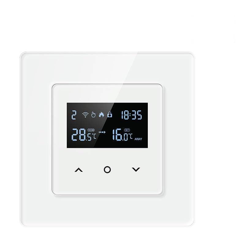 TUYA WT200-16A-W Smart Thermostat AVATTO Electric Heating 16A WiFi, Black