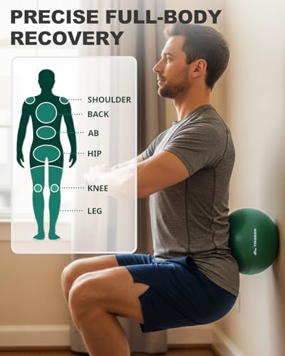 Image of Trideer Exercise Ball for Physical Therapy, 9 Inch Pilates Ball
