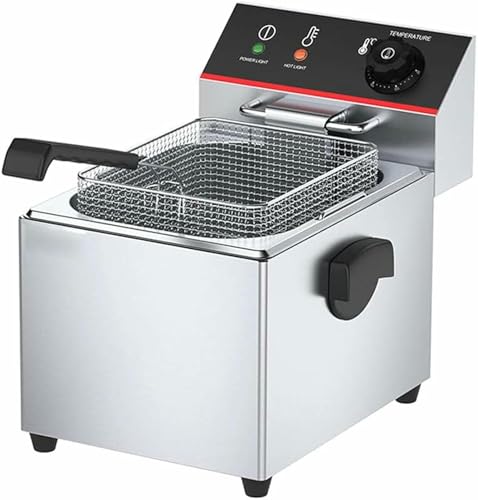 Friteuse électrique professionnelle à panier avec thermostat - 2