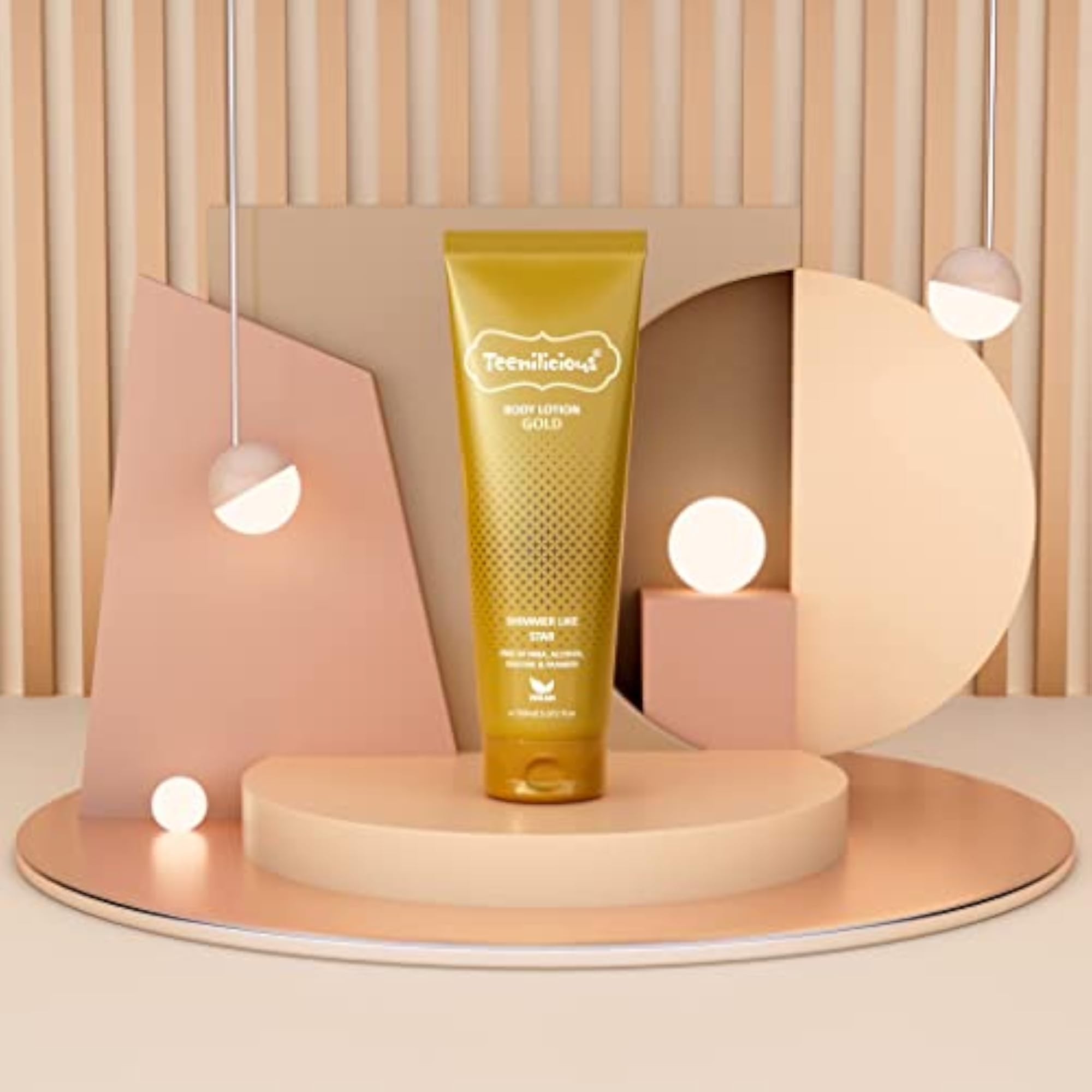 Gold Sparkle Body Lotion for Women & Men, Skin Moisturizer