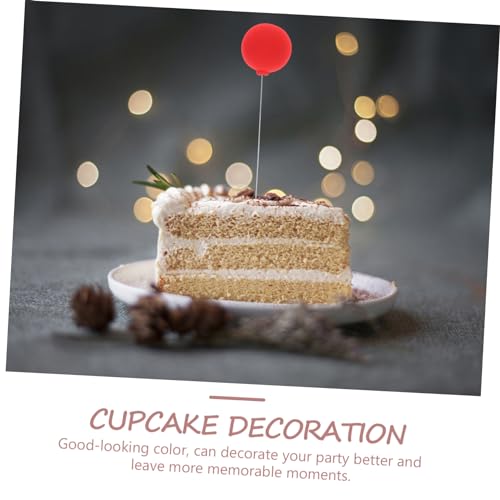 Totority 30 Peças Decoração De Balão De Arco-Íris Lindos Balões De Bolo Palhetas De Balão Enfeites D